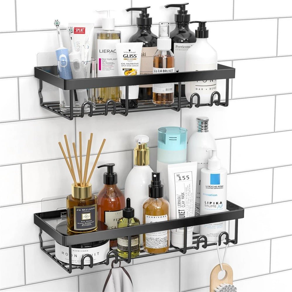 etagere de salle de bain dans une douche